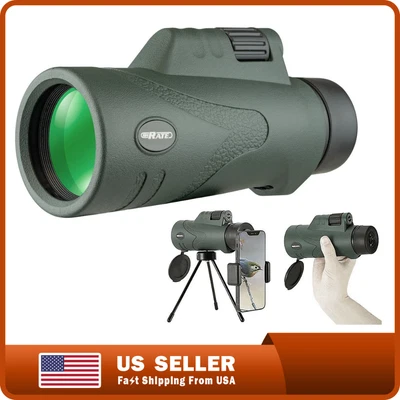 $14.97 • Buy Monocular Telescope, 10x42 Compact HD Monocular Scope For Adults, Waterproof