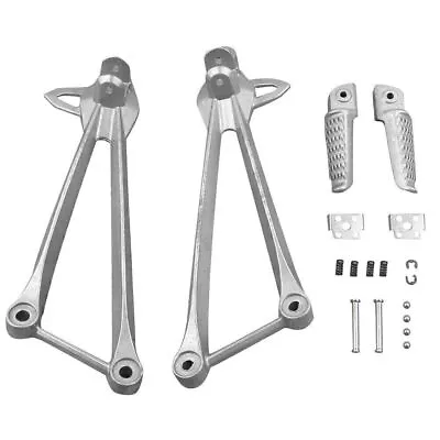 Fit Kawasaki Ninja ZX6R 09-12 ZX10R 08-10 Racing Bike Rear Footpeg Foot Rest Set • £38.59