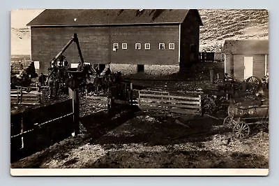 RPPC Delos Curtis Farm 1876 Case Steam Tractor Engine Lots Of Equipment Farmers • $24.83