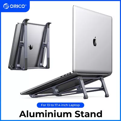 ORICO Vertical Laptop Stand Aluminium 13-17  Laptop Riser Holder For MacBooks • £14.99