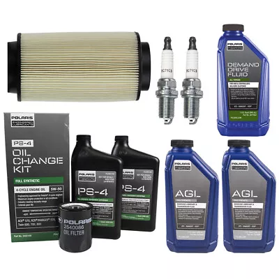 $149.93 • Buy Polaris Oil Fluid Change Kit Air Filter Spark Plug 2002-14 Sportsman 800
