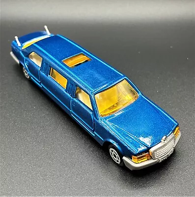 Majorette #326 Blue Mercedes Benz Limousine Diecast Car • $14.99