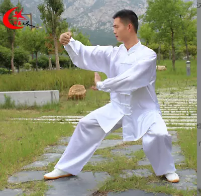 Chinese Tai Chi Performance Clothing Kung Fu Wushu Martial Arts Suit Kids Adults • £21.60