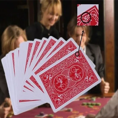 Secret Marked Poker Cards See Through Playing Cards Magic Toys Magic Tricks B600 • $7.80