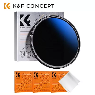 K&F Concept ND2-ND400 Variable Lens Filter Neutral Density NANO-K 37-82mm • $39.99