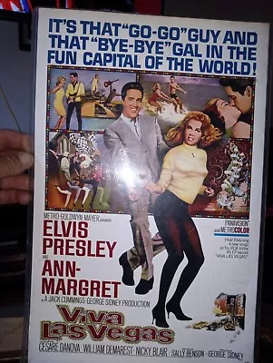 Viva Las Vegas Movie Poster Elvis Presley Ann Margret 1964  *Hollywood Posters* • $1500