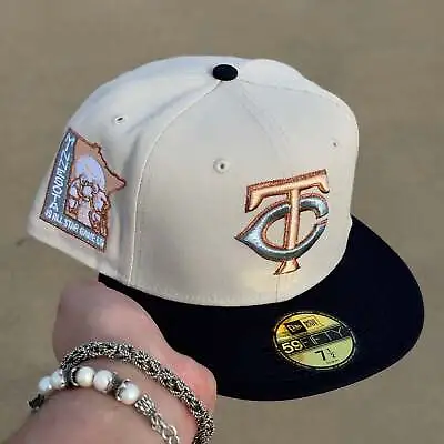 Chrome Minnesota Twins 1965 All Star Game 59fifty New Era Fitted Cap Hat • $64