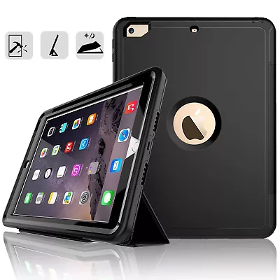 Shockproof Armour Heavy Duty Tradesman Case Stand Cover For IPad Pro 10.5'' 11'' • $37.99