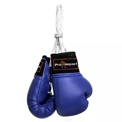 Mini Boxing Gloves - Miniature Punching Gloves - Holiday Christmas Blue • $18.75