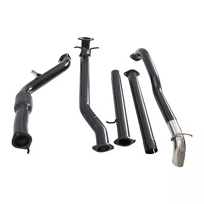 3  Back Exhaust For Ford Ranger PX 3.2L 4x4 Dual Cab Pipe Only - Mild Steel • $539