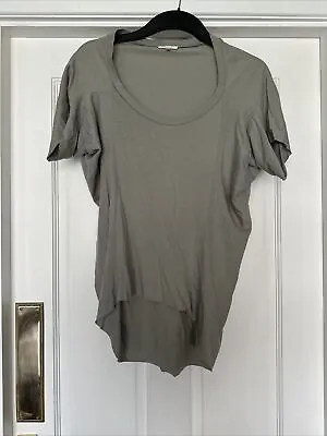 £1.25 • Buy Topshop Grey Baggy Short Sleeve T-shirt Size 12
