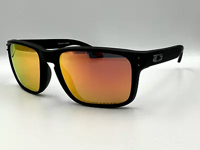$89.99 • Buy Oakley Holbrook POLARIZED Sunglasses - Matte Black Ruby Iridium