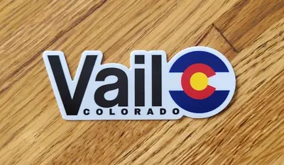 $5.99 • Buy Vail - Colorado - Ski Resort Stickers  - With Colorado Flag