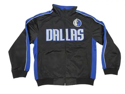 NEW Dallas Mavericks Mens Sizes M-L-Tall Black Reflective Track Jacket $70 • $28.55