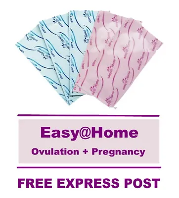 Easy@Home - 20 Ovulation LH OPKs + 5 Pregnancy HCG Tests - FREE EXPRESS POST • $28.50
