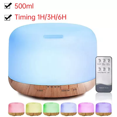 Electric Air Diffuser Humidifier Aroma Oil Led Night Light Up Home Relax Defuser • $18.99