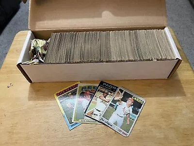 500+ Low Grade Vintage Topps Baseball Cards 1960s & 1970s HOF Stars High #s • $167