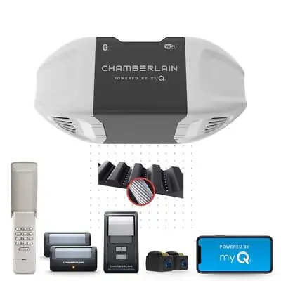 Chamberlain Smart Quiet Belt Drive Garage Door Opener 3/4 HP With Remote Control • $251.99