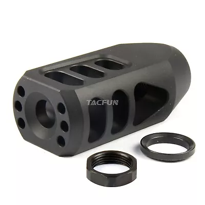 Tanker Style Muzzle Brake 5/8x24 Pitch For 308 • $29.99