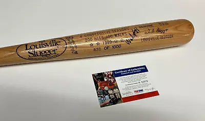 Wade Boggs Signed Autographed Louisville Slugger C235 Limited Edition Bat PSA • $195