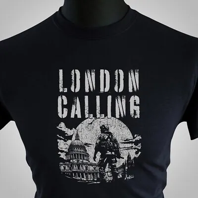 London Calling T Shirt Music Punk Black • £13.99