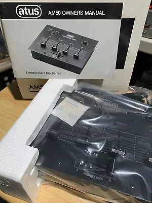 Vintage Atus Audio-Technica AM50 2 Channel Audio Mixer MIB Battle Mixer Gemini • $60