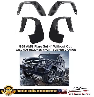 G55 G500 AMG Fender Flares WITHOUT CUT G-Wagon Body Kit No Need Bumper Upgrade • $455