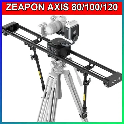 ZEAPON AXIS 80 100 120 Pro Multi-Axis Motorized Slider Pan Head For Camera DSLR • $688.28