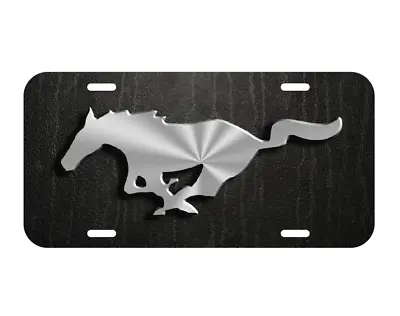 $13.95 • Buy Mustang Pony Vehicle Front License Plate SVT NEW Gt Hatchback Coupe Mach Sport 
