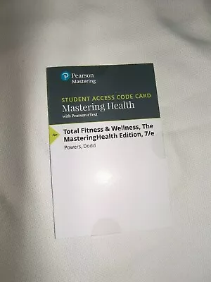 Total Fitness & Wellness The Mastering Health 7th Edition  With Pearson E Text • $23.99