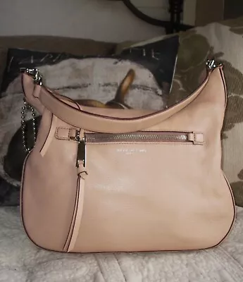 Marc Jacobs Recruit Blush Leather Hobo Shoulder Bag • $74