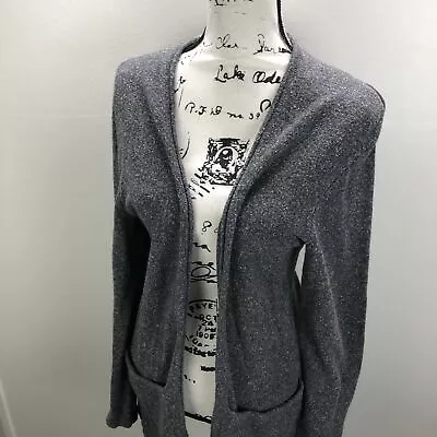 H&M Open Style Long Sleeve Gray Knit Sweater Women's Size Medium • $27