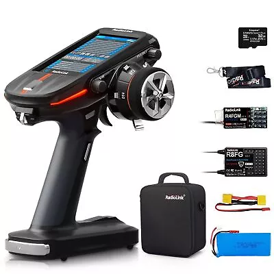 Radiolink RC8X 8CH 2.4G RC Transmitter And Newest R8FG&R4FGM V2.1 Gyro Receiv... • $549.39