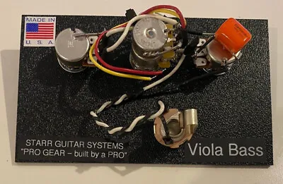 Epihone Viola Bass Wiring Harness Upgrade! Volume - Balance/Blend - Tone  NEW! • $67.20