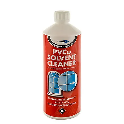 UPVC Solvent Cleaner Window Door Conservatory White Plastic Frame Cleaning • £10.30