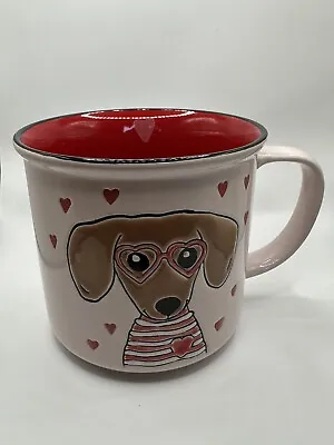 Spectrum Designz - Dachshund Heart Glasses Mug - New • $20