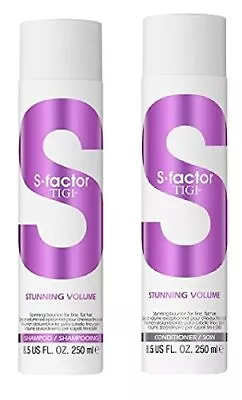 Tigi S Factor Stunning Volume Shampoo & Conditioner 8.5 Oz • $41.81