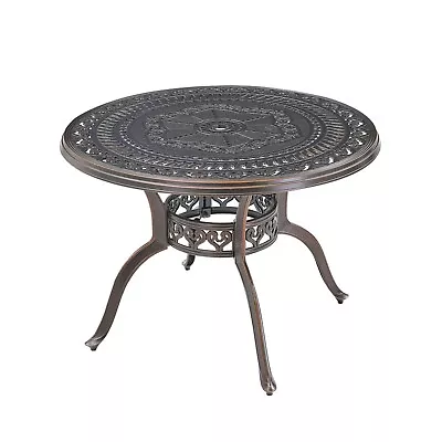 Clihome Outdoor Cast Aluminum Dining Table Durable Patio Table • $375.20