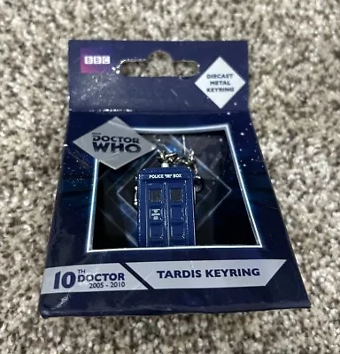 Doctor WHO Diecast Metal Mini Tardis KeyRing BBC New • £14.48