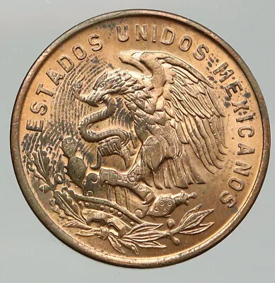 1970 MEXICO Mo Pythagorian Cap Of LIBERTY Old VINTAGE 20 Centavos Coin I92057 • $66.15