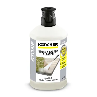 Karcher Stone And Paving Cleaner 3 In 1 Detergent 1L - NEXT DAY DELIVERY • £10.75