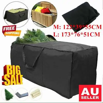 Large Xmas Tree Storage Bag For Christmas Tree 6-8ft Xmas Decoration Zip Up Bag • $20.55