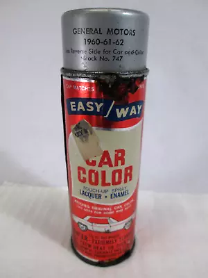 Vintage 1960’s Easy-Way 60-62 GM General Motors Silver Auto Touch Up Empty Can • $24.99