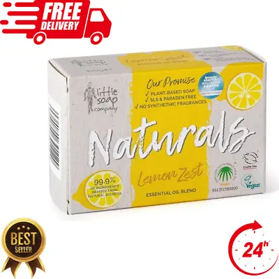 Little Soap Company Naturals Range Bar Soap Refreshing Cleansing Soap Bars Lemo • £2.90