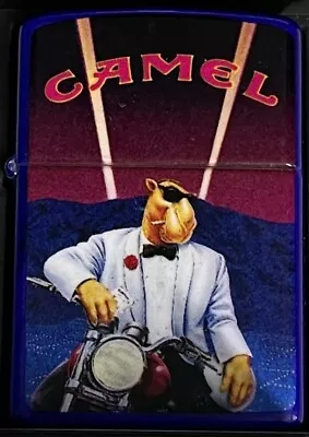 Zippo 1994 Camel Tuxedo Joe On Motorcycle  Lighter Unfired In Box B198 • £38.56