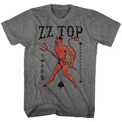 ZZ Top Tonnage Tour 2018 Men's T Shirt Rock Music Band Merch • $43.02