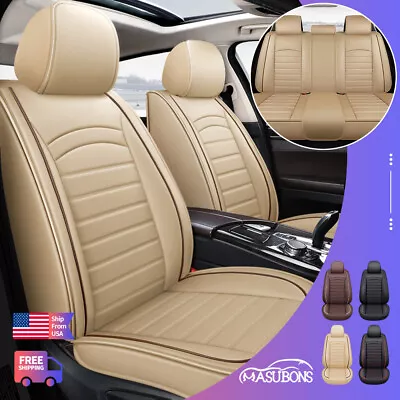 PU Leather Car Seat Covers Cushion For Volkswagen Full Set/2pcs Front Waterproof • $91.02