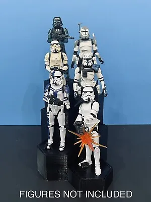 Star Wars Vintage Collection (3.75 Scale) 6 Tier Display Base With 10 Stands • $19.50