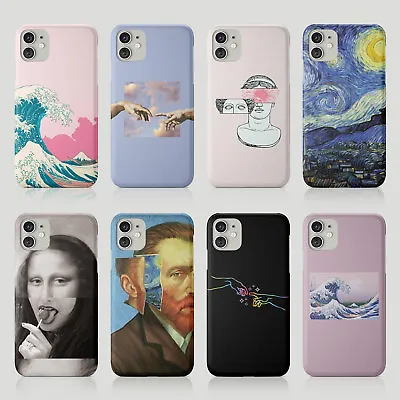 Tirita Phone Case For IPhone 14 13 11 12 7 8 SE X XR Aesthetic Van Gogh Hokusai • £4.97