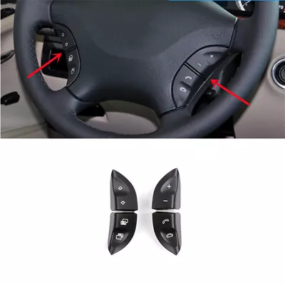 4x Car Steering Wheel Switch Button Replace Trim For Benz S Class W220 1998-2005 • $25.19